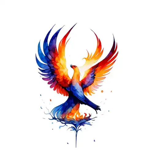 Phoenix Rising From The Ashes