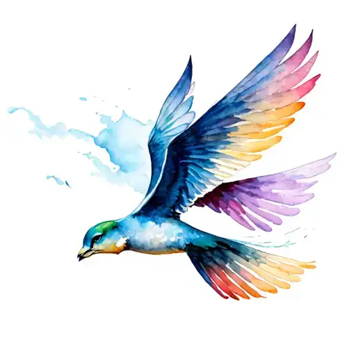Megpie Flying Form Above