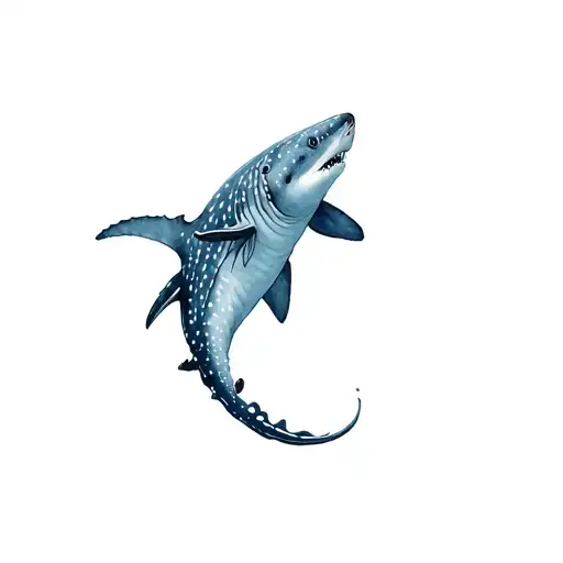 Whale Shark Swimming Gracefully