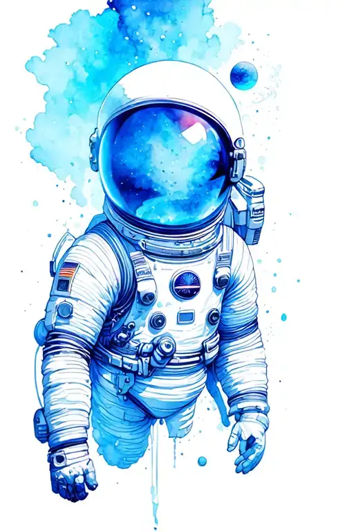 Spaceman Floating