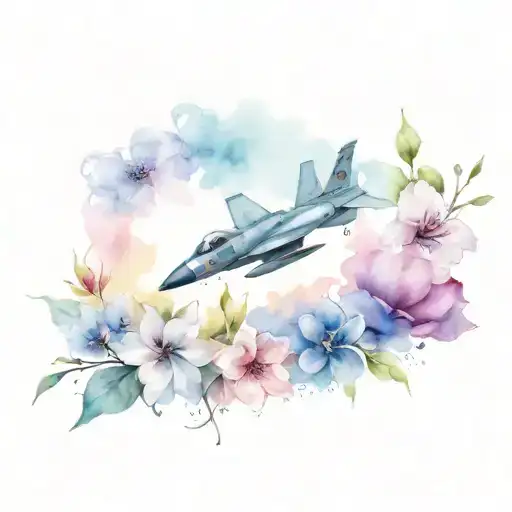 Fighter Jet Flower