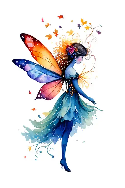 Autumn Fairy Whimsical