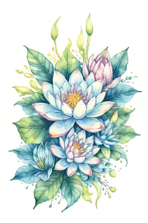 Water Lily Bouquet