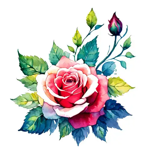 A Tendril With Roses