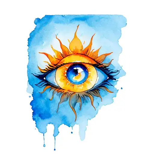 Sun With An Eye In It