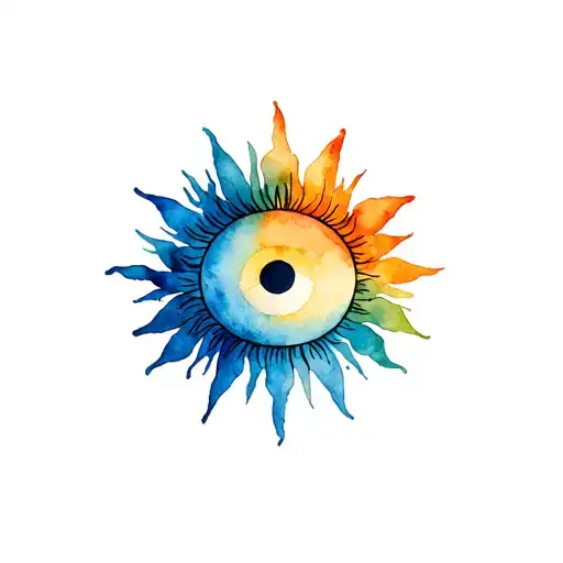 Sun With An Eye In It