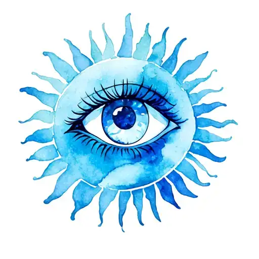 Sun And Eye Combined