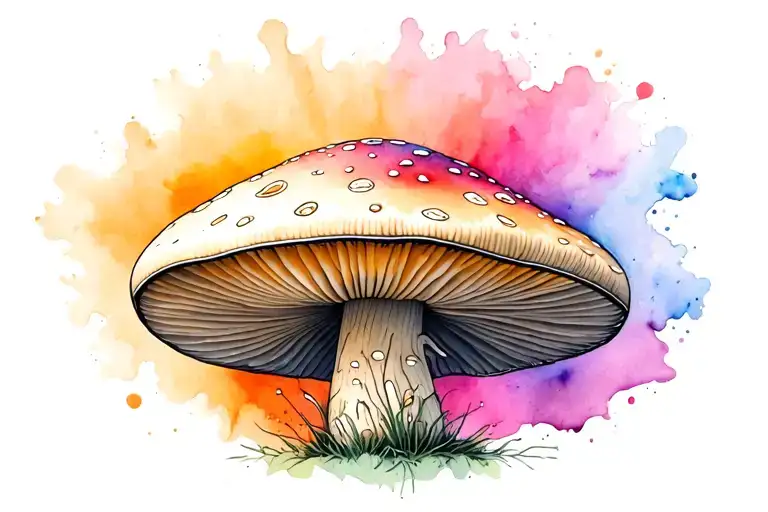 Cute From On Top Of A Big Mushroom