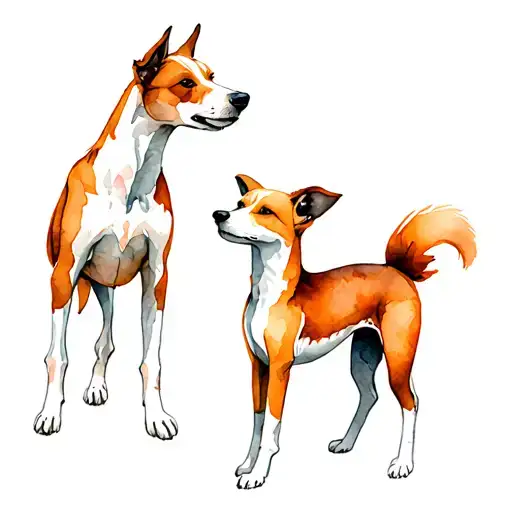 Fox Terrier And Centaur