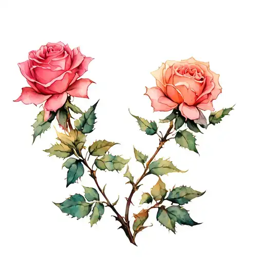 Rosa With Many Thorns