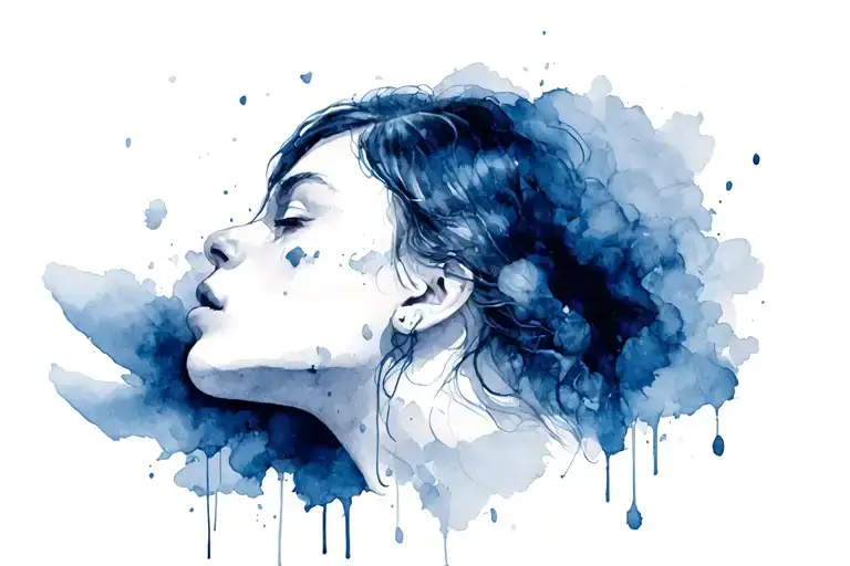 Depression Depicted As A Dark