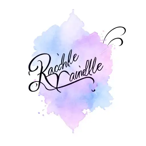 Ambigram Tattoo Design My Name Rachelle
