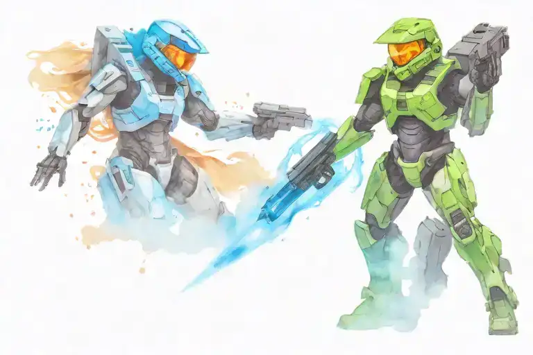 Master Chief And Cortana