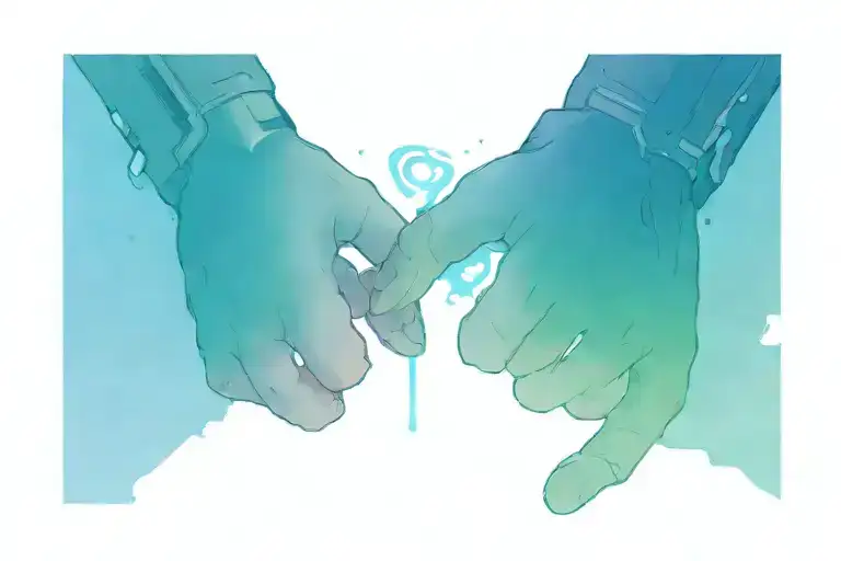 Master Chief Holding Cortana In His Hand