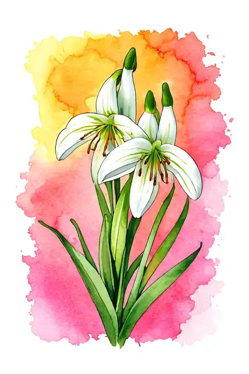 Snow Drop Flower And Lily