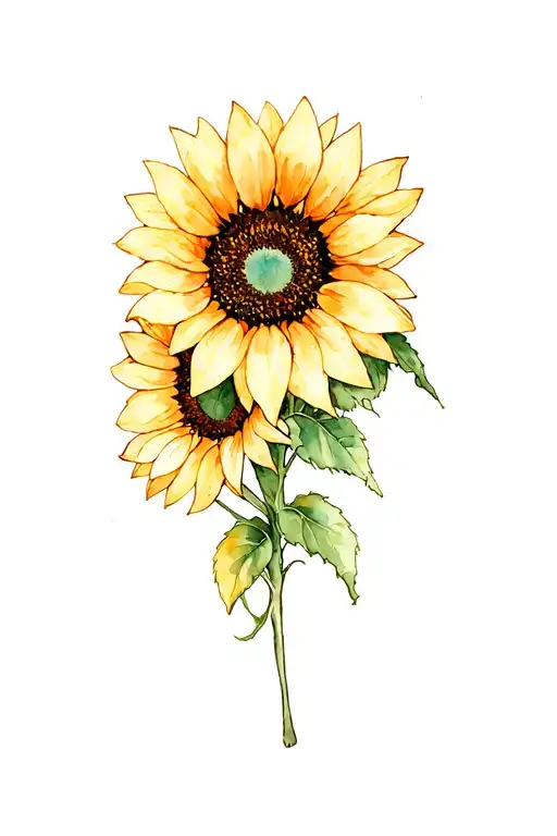 Sunflowers Intertwined