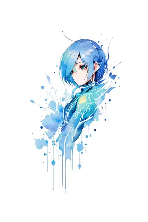 Evangelion Sleeve Tattoo Design