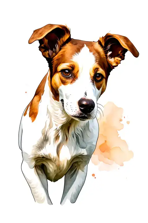 Cavashon White With Brown Markings