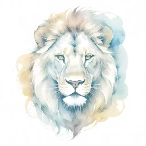 Male Lion And Female Lion