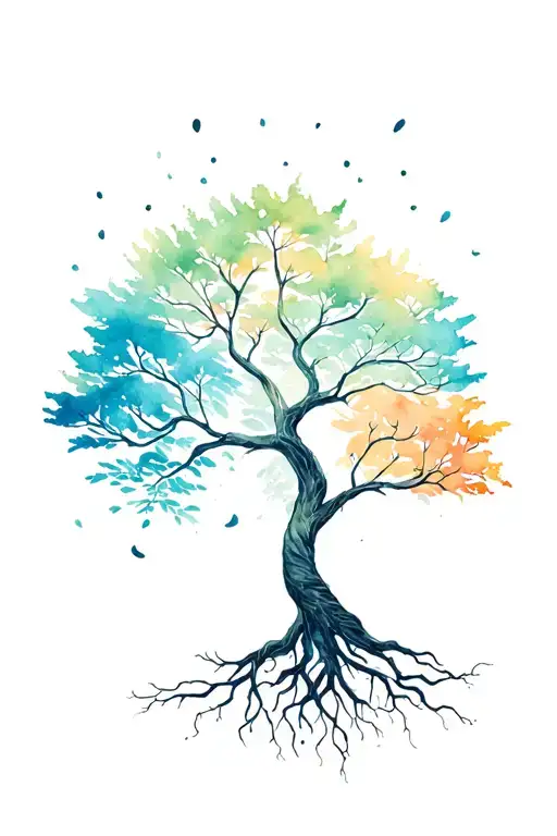 Tree Of Life With Roots