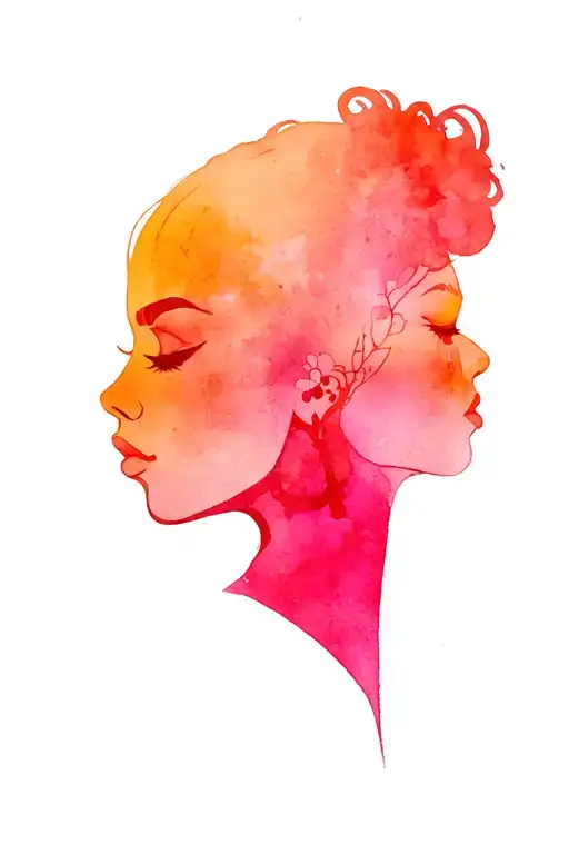 Woman Head Profile Delfine