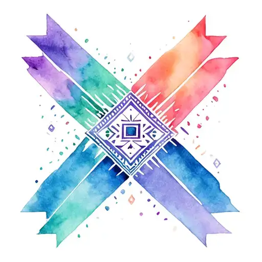 Aztec Geometric Pattern Inspired