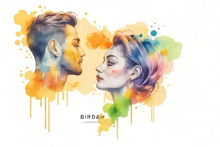 Cute Couple Tattoos With Birthdays