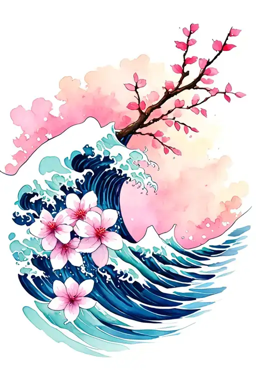 Cherry Blossom Tidal Wave