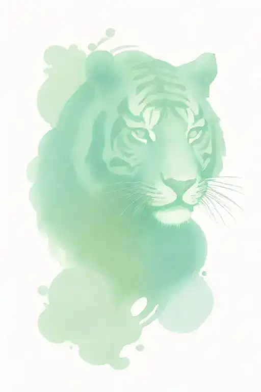 Conceptual Tiger Jam Ping Up