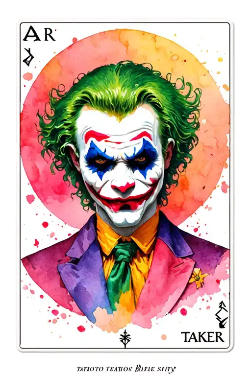 Joker Tarot Letter