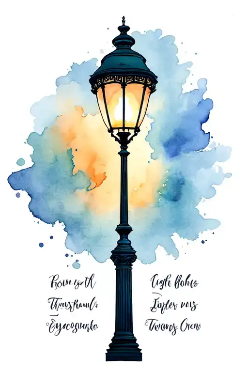 Light Post With Names Incorporated