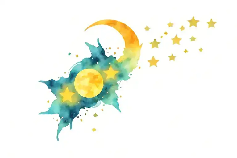Stars And Moon