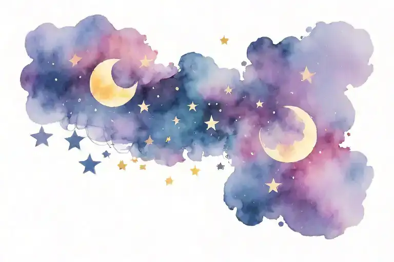 Stars And Moon