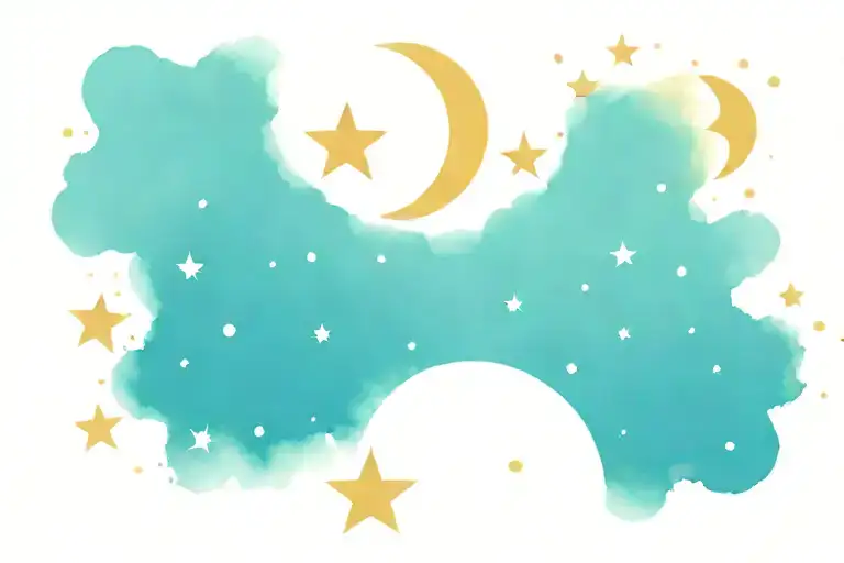 Stars And Moon
