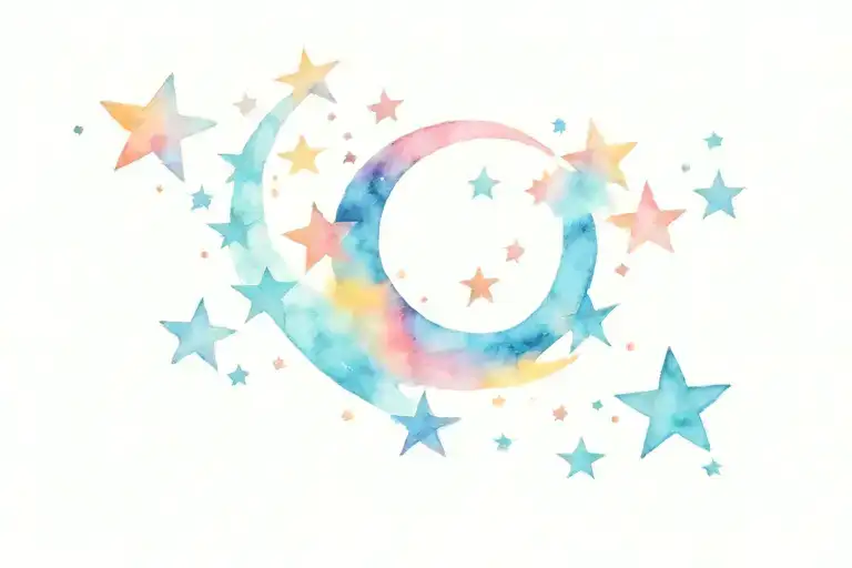 Stars And Moon
