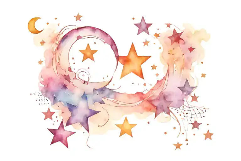 Stars And Moon