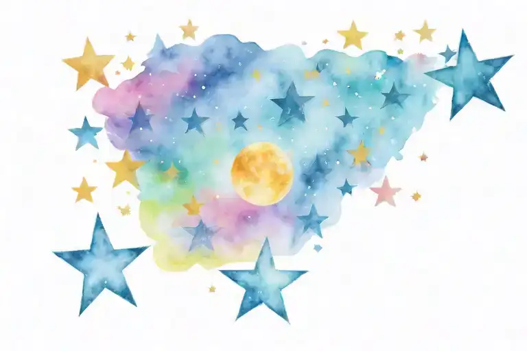 Stars And Moon