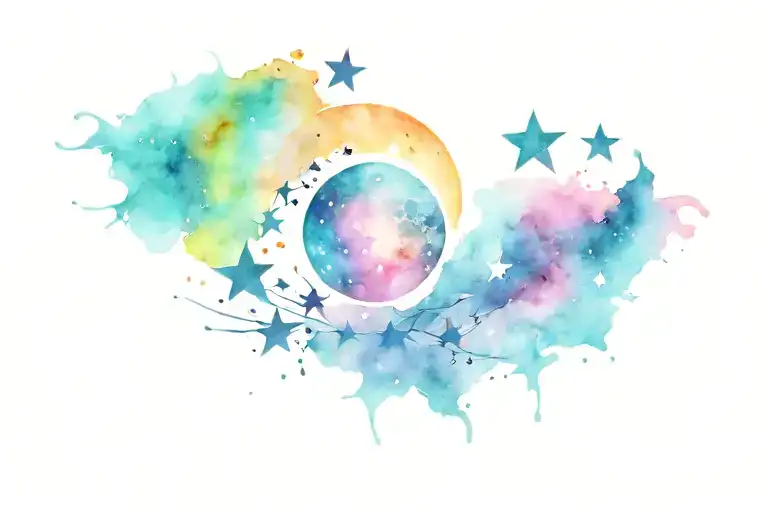 Stars And Moon