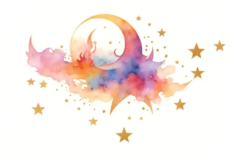 Stars And Moon