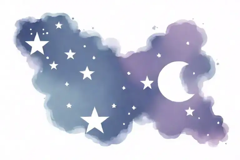 Stars And Moon
