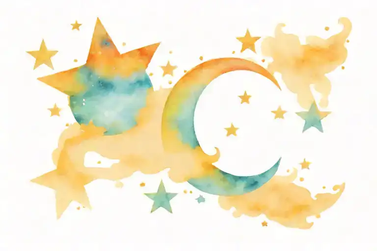 Stars And Moon