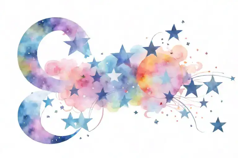 Stars And Moon