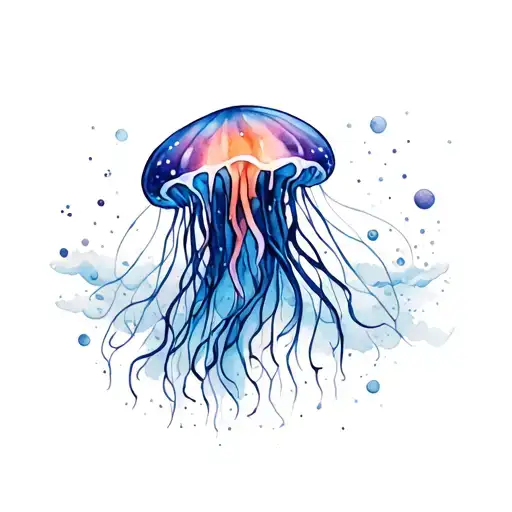 Jellyfish And Space Themed