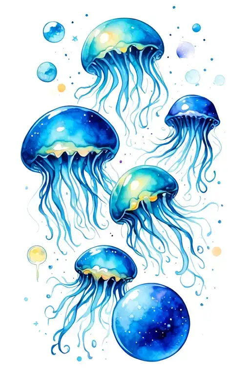 Jellies And Space Themed