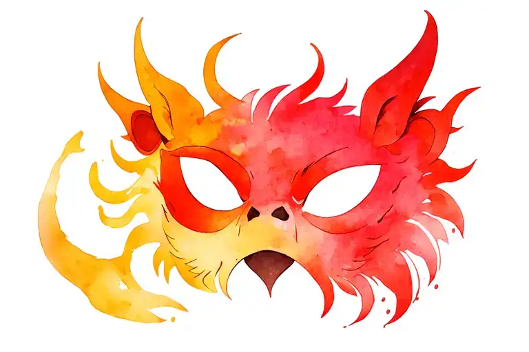 Honey Badger Oni Demon Mask