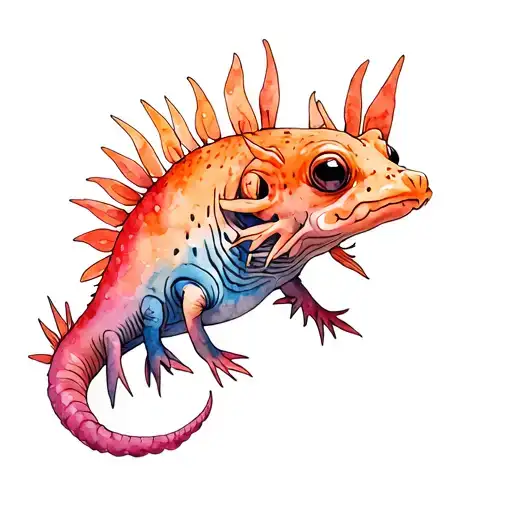 Axolotl Ouroborous Arm Band