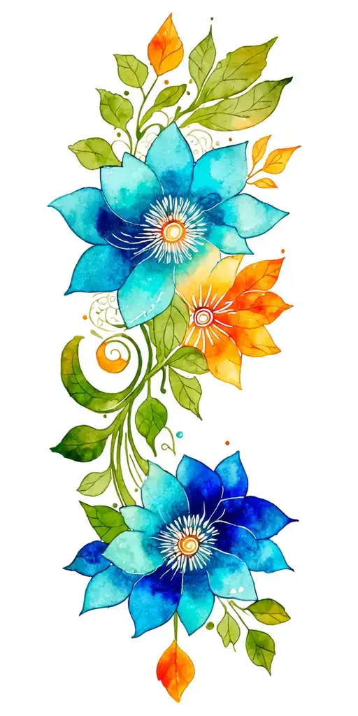 Full Sleeve Mandala Design Incorporating Elements