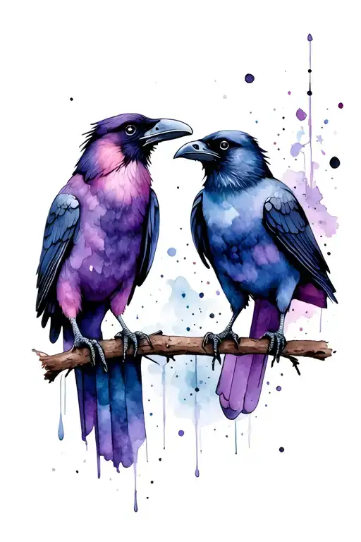Ravens Huginn And Muninn
