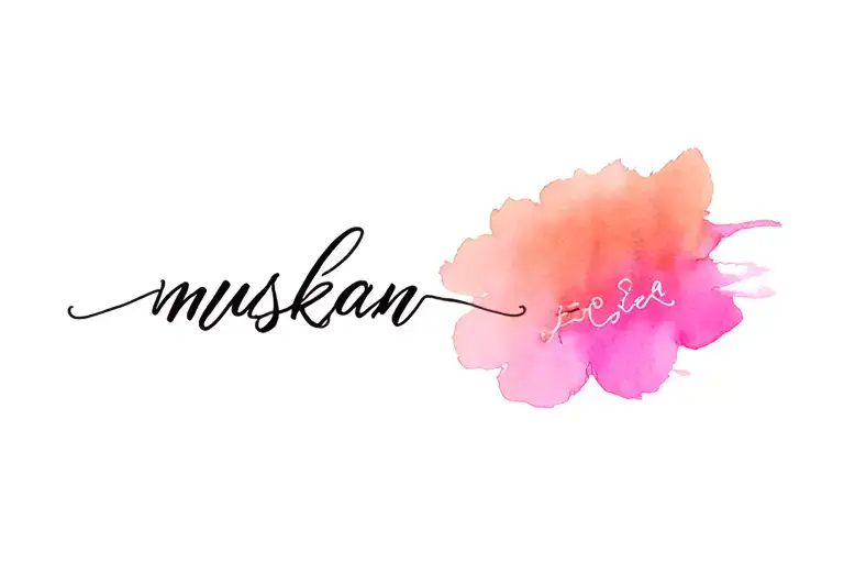 Muskan Name Written