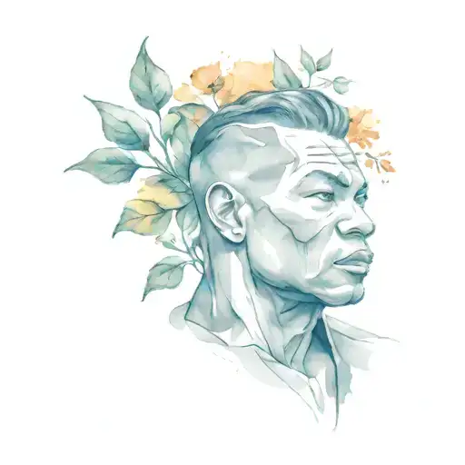 Root Growing With Mike Tyson Portrait